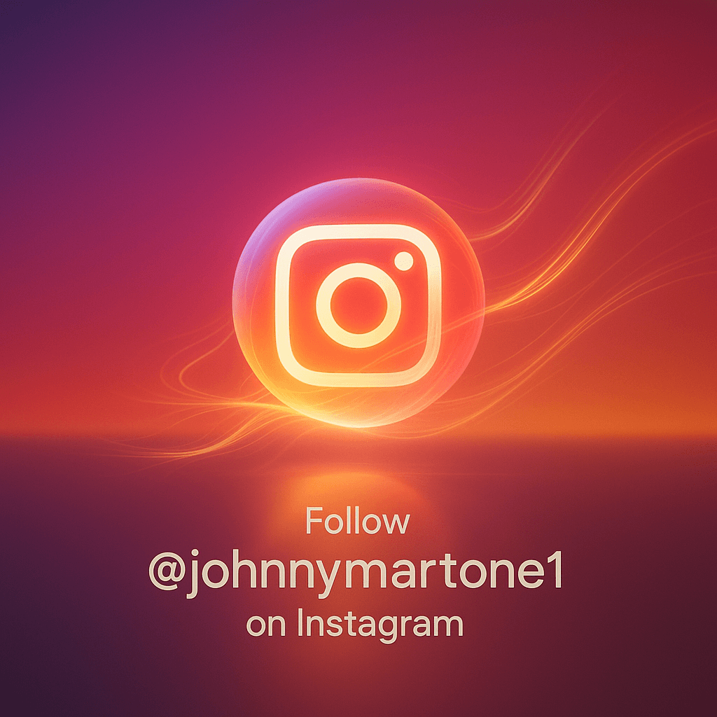 Ad to follow @johnnymartone1 on Instagram